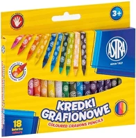 Astra 15.17453 Zsírkréta  kerek hegyezett 18 színű kép