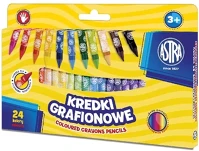 Astra 15.17454 Zsírkréta  kerek hegyezett 24 színű kép