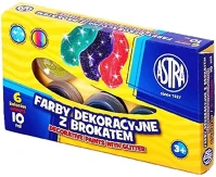 Astra 15.17501 Dekorfesték  glitter színek 6 darabos kép