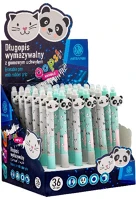 Astra 201023005 Golyóstoll  pen radírozható animals 0,5 mm 36 db/display kép