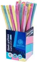 Astra 206023008 Grafitceruza  pen ombre háromszögletű hb 48 db/pohár kép