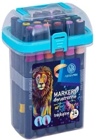 Astra 207023013 Filctoll  pen háromszögletű kétvégű 24 színű kép