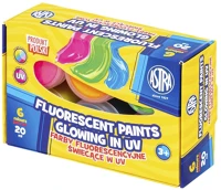 Astra 301124004 Dekorfesték  fluoreszkáló festék 20 ml 6 színű kép