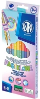 Astra 312023902 Színes ceruza   duo háromszögletű kétvégű pasztel + arany/ezüst 24 színű kép