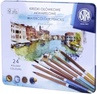 Astra 312121002 Színes ceruza  prestige fémdobozos 24 színű kép