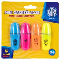 Astra 317122005 Szövegkiemelő  mini 4 szín/bliszter kép
