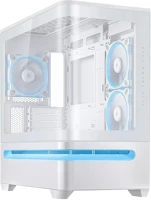 Asus 90DC00P3-B19000 Prime ap202 számítógépház - micro-atx, ívelt üvegpanel, fehér kép