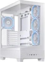 Asus 90DC00R3-B19000 A31 plus táp nélküli ablakos mid tower számítógépház fehér kép
