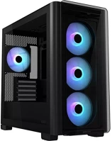 Asus A23 PLUS TG/ARGB FANS/+PRIME-650B-BLACK A23 plus 650w ablakos mt mini tower számítógépház fekete kép