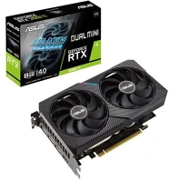Asus DUAL-RTX3060TI-8G-MINI-V2 Geforce rtx 3060ti 8gb gddr6 dual mini hdmi 3xdp - kép