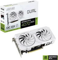 Asus DUAL-RTX4070S-O12G-EVO-WHITE Videokártya pci-ex16x nvidia rtx 4070 super 12gb ddr6x oc kép
