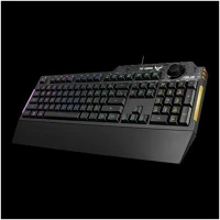 Asus K1/HU Asus vezetékes billentyűzet tuf gaming k1 usb, fekete kép
