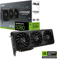 Asus PRIME-RTX5080-16G Videokártya - nvidia  (16384mb, gddr7, 256bit, 1xhdmi, 3xdp) kép