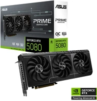 Asus PRIME-RTX5080-O16G Videokártya - nvidia  (16384mb, gddr7, 256bit, 1xhdmi, 3xdp) kép