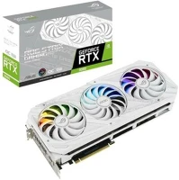 Asus ROG-STRIX-RTX3080-O10G-WHITE-V2 Geforce rtx 3080 10gb gddr6x rog strix oc gaming white v2 hdmi 3xdp -  lhr kép