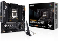 Asus TUF GAMING B560M-PLUS WIFI Alaplap - intel  s1200 (b560, 4xddr4 5000mhz, 6xsata3, raid, 2xm.2, 8xusb2.0, 8xusb3.2) kép