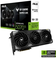 Asus TUF-RTX5070TI-16G-GAMING Videokártya - nvidia  (16384mb, gddr7, 256bit, 2xhdmi, 3xdp) kép