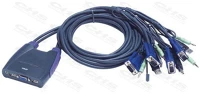 Aten CS64US 4-port usb vga/audio cable kvm switch (0,9m, 1,2m)