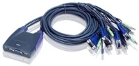 Aten CS64US-AT Cs64us 4 port kvm switch kép
