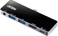 Aten UH3238 Usb-c travel dock with power pass-through kép