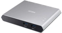 Aten US3310-AT Switch 2-port usb-c dock switch with power pass-through - kép