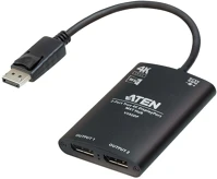 Aten VS92DP 2-port true 4k displayport mst hub kép