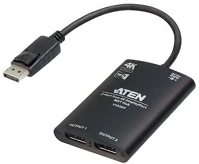Aten VS92DP-AT Vancryst splitter 2-port true 4k displayport mst hub kép