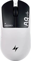 Atk A9 AIR MIDNIGHT PEARL WHITE_90 dragonfly a9 air optikai vezeték nélküli gaming egér fehér-fekete kép