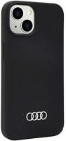 Audi AU-LSRIP14-Q3/D1-BK Apple iphone 13 / 14 / 15 szilikon tok, sötétszürke kép