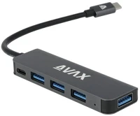 Avax HB901 Prime type c-4x3.0 usb hub+cf töltés kép