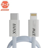 Avax AVAX CB611LB Magnety 27w 1m usb-c - lightning adat- és töltőkábel kép