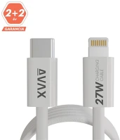 Avax AVAX CB611W Magnety 27w 1m usb-c - lightning adat- és töltőkábel kép