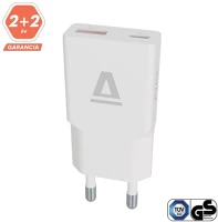 Avax AVAX CH641W Nano slim 30w usb-c (pd3.0)+usb-a (qc3.0) fehér hálózati töltő kép