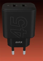 Avax CH602B Gyors töltő adapter kép