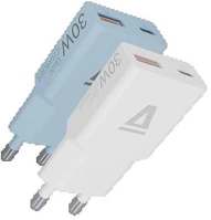 Avax CH6411 hálózati töltő, gan, usb-a + usb-c, avax 
