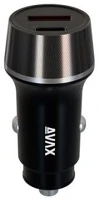 Avax COR_AXCC304B Autós töltő, usb-c, usb-a,  