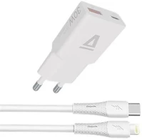 Avax COR_AXCH6414 Hálózati töltő + usb-c - lightning (apple) kábel,   
