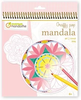 Avenue mandarine GY027O Kreatív színezőfüzet  mandala lány kép