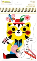 Avenue mandarine GY110C Kreatív színezőfüzet  graffy macska kép