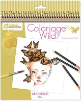 Avenue mandarine GY134C Kreatív színezőfüzet  wild 7 spirálos kép