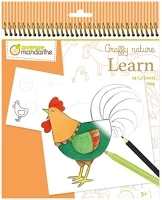 Avenue mandarine GY149C Kreatív színezőfüzet  graffy learn farm kép
