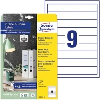 Avery 01.02307 Gerinc címke  c32266-10 30x190mm 90 címke/doboz 10 ív/doboz kép