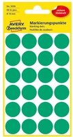 Avery 3006 18mm 96db-os zöld jelölőpont kép