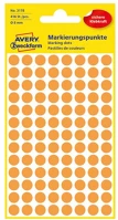Avery 3178 Etikett   öntapadó jelölőpont neon sárga 8mm 416 jelölőpont/csomag kép
