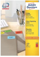 Avery 3448 70x37mm piros univerzális címke kép