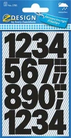 Avery 3785 Matrica, számok, 0-9, fekete, 28 matrica/csomag kép