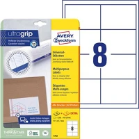 Avery 4782 Etikett, univerzális, 97x67,7 mm, 240 etikett/csomag kép
