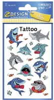 Avery 56770 Tetoválás matrica  cápák kép