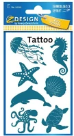 Avery 56943 Tetoválás matrica  tengeri virág kép