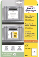 Avery 8002-5 160x120mm 10db-os hordozó címkék etikett címkékhez kép